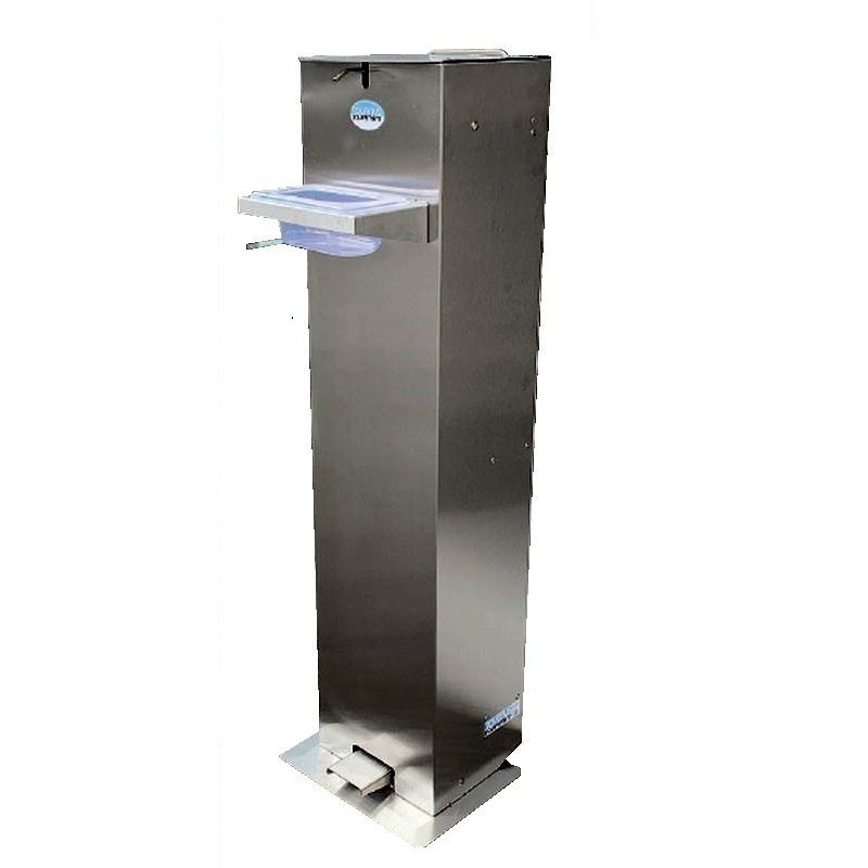 Distributeur à gel hydroalcoolique - à pédale