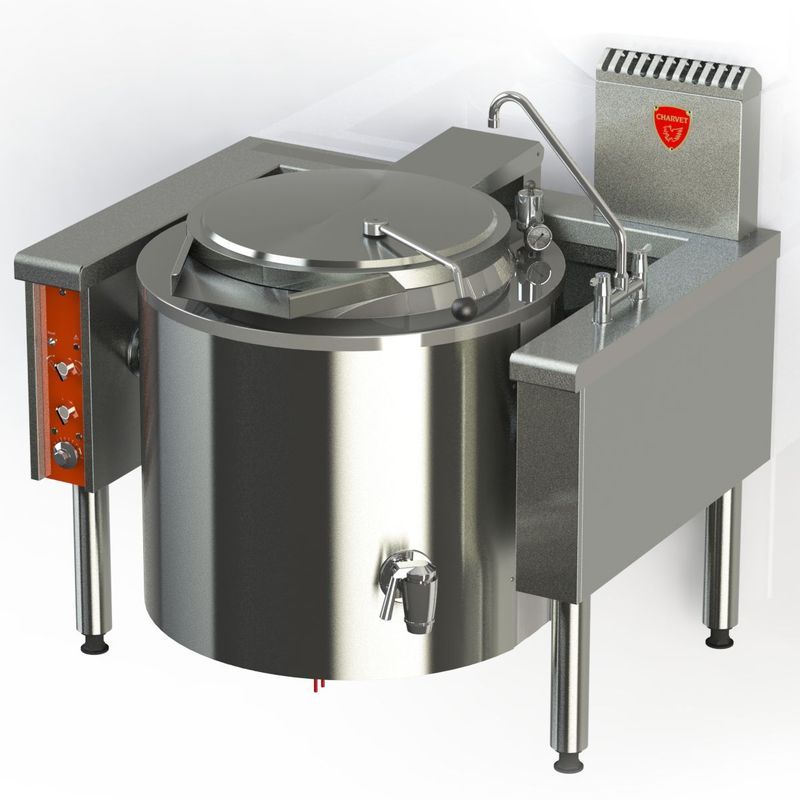 CHARVET - marmites basculantes gaz 150 litres