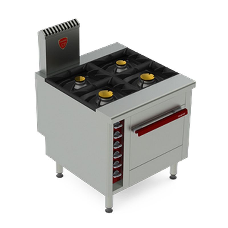 CHARVET - Simple service 4 brûleurs
