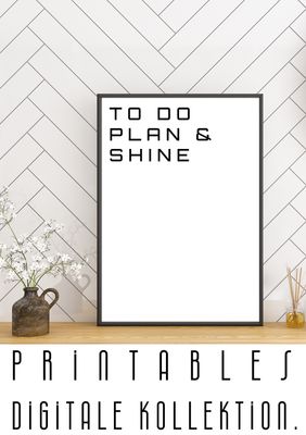 Printables I To Do - Plan &amp; Shine.