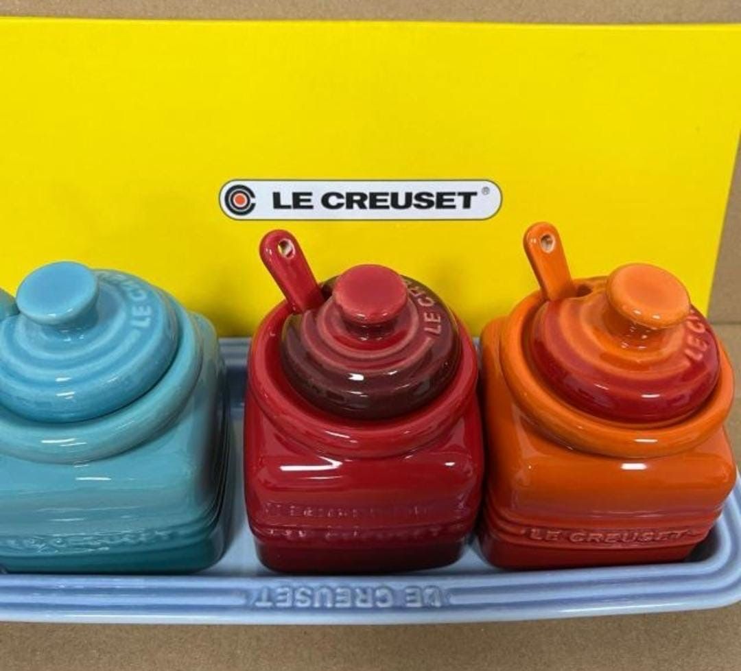 LC Set Of Coffee, Creamer And Sugar Jars