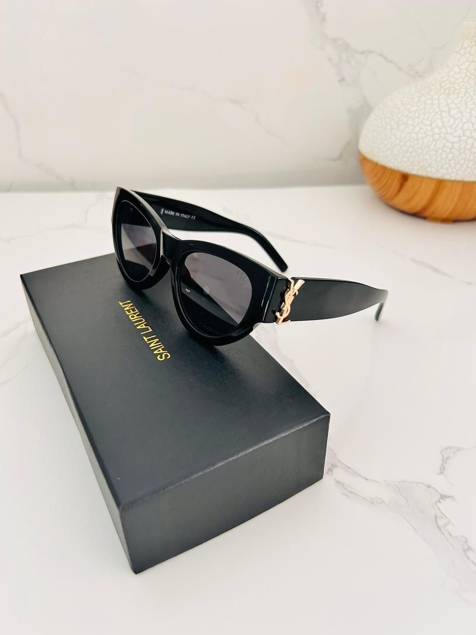 Saint Y&amp;L Small Black Sunglasses