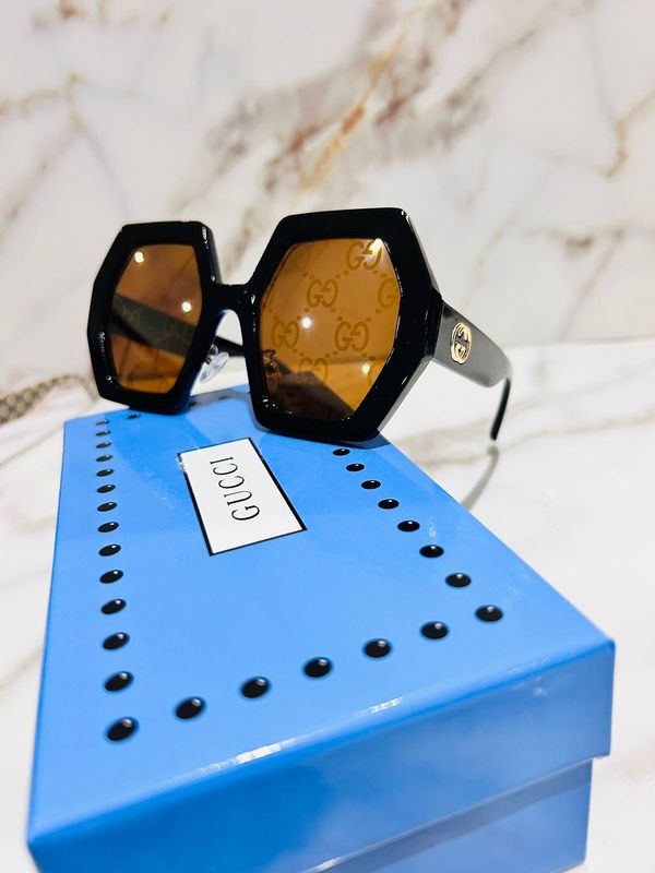 GG Tea hexagon sunglasses