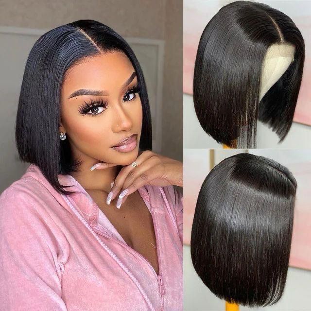 Super Double Drawn Wear And Go Wig 10 Inch