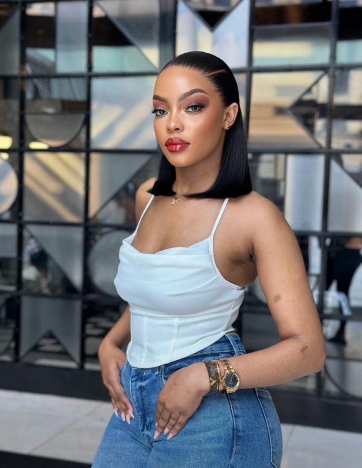 Double Drawn Full Frontal Cropped Bob Wig 14 Inch