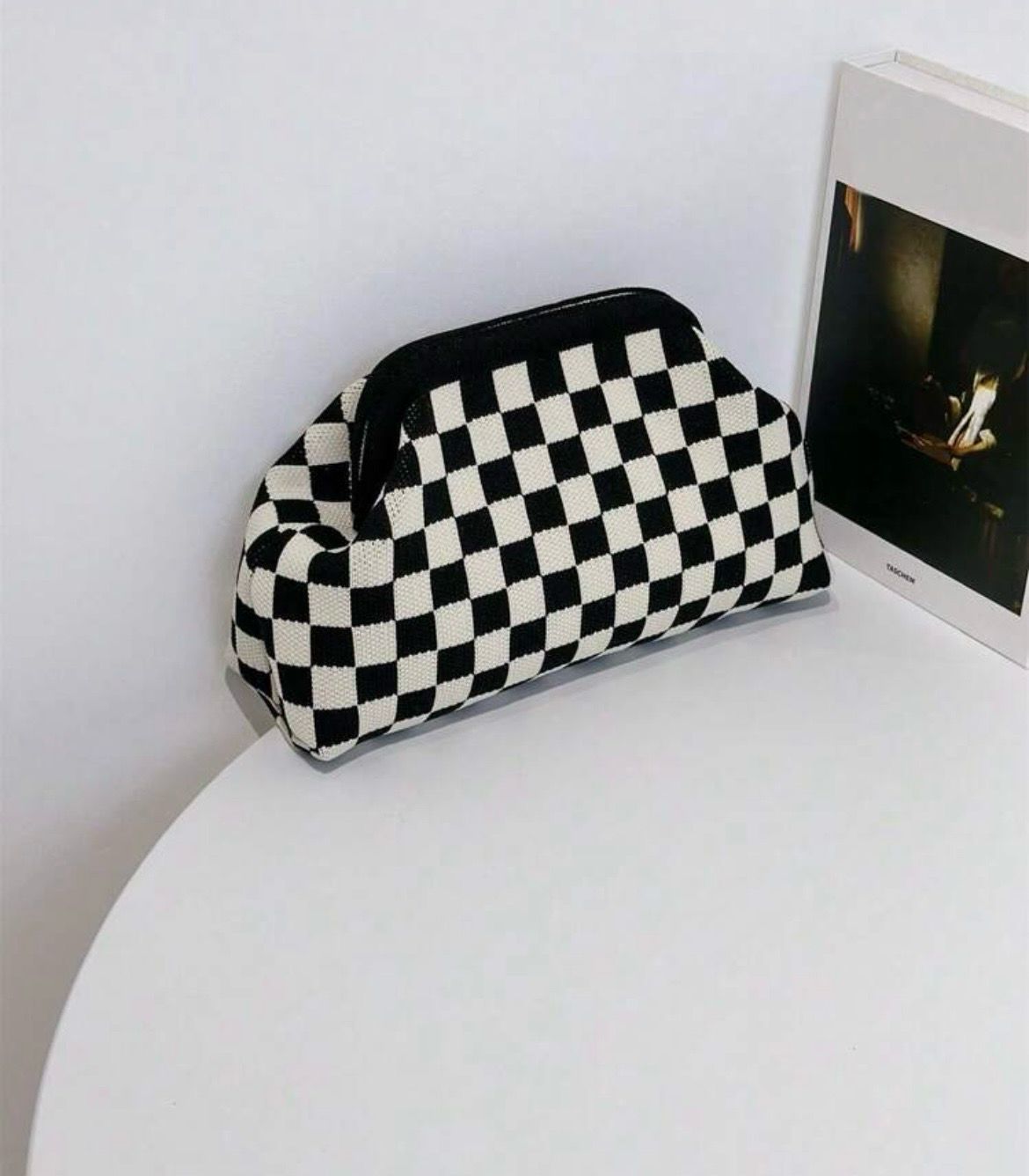 Checkers Board Clutch
