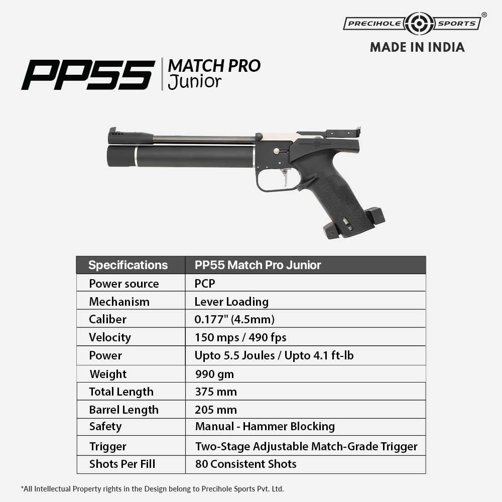 PP55 Match Pro Air Pistol Junior
