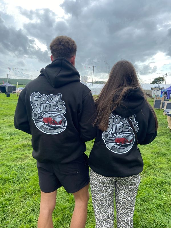 Good Vibes Only Hoodie BLACK