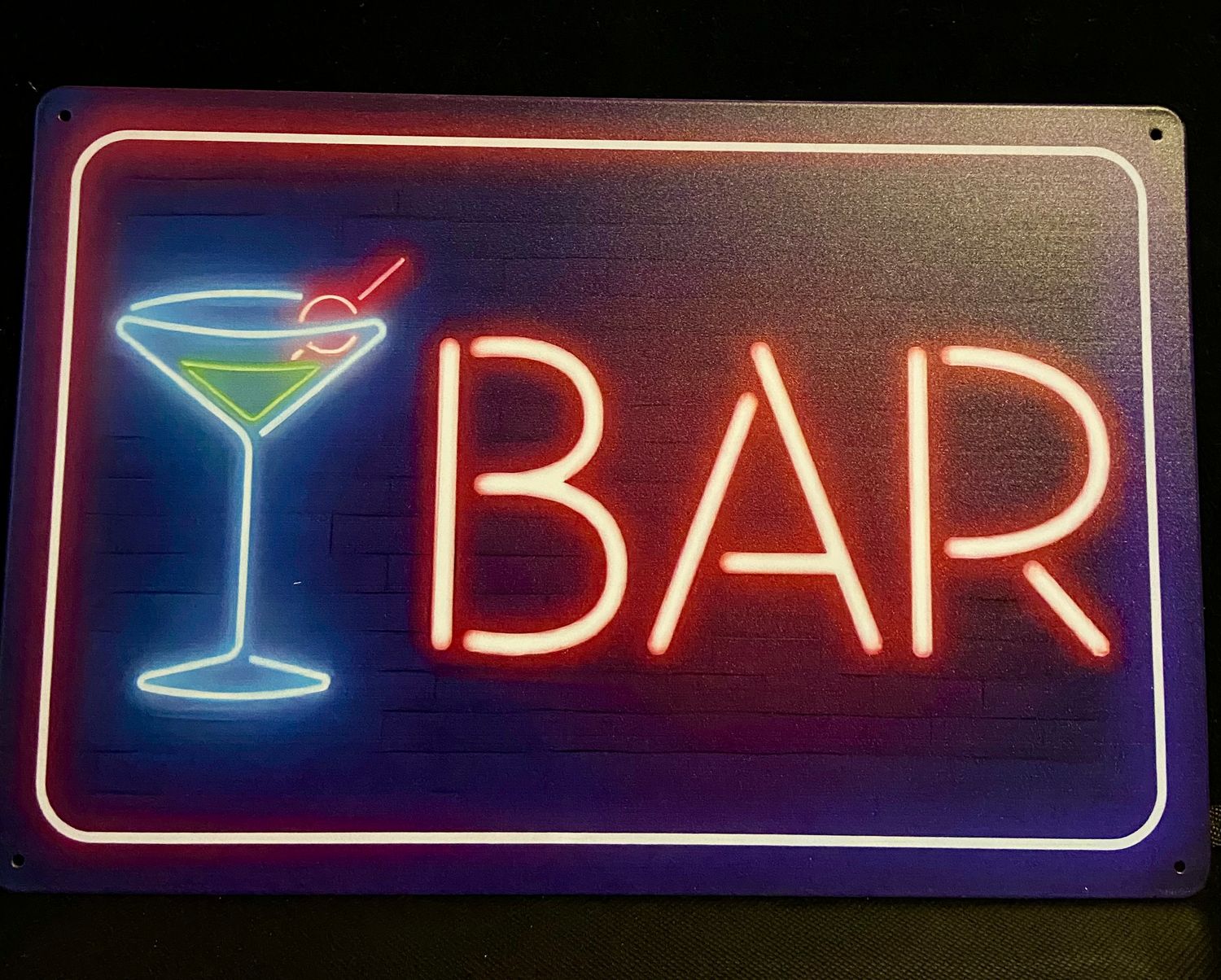 Metal Sign - Cocktail Bar
