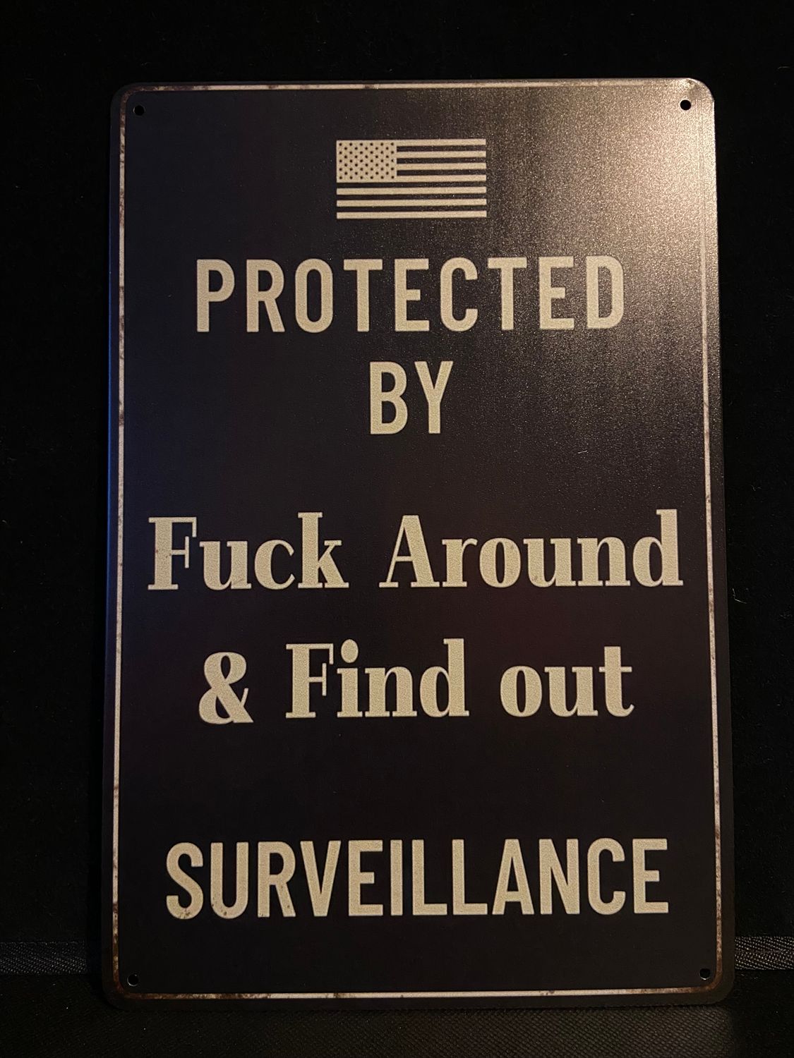 Metal Sign - Protected By