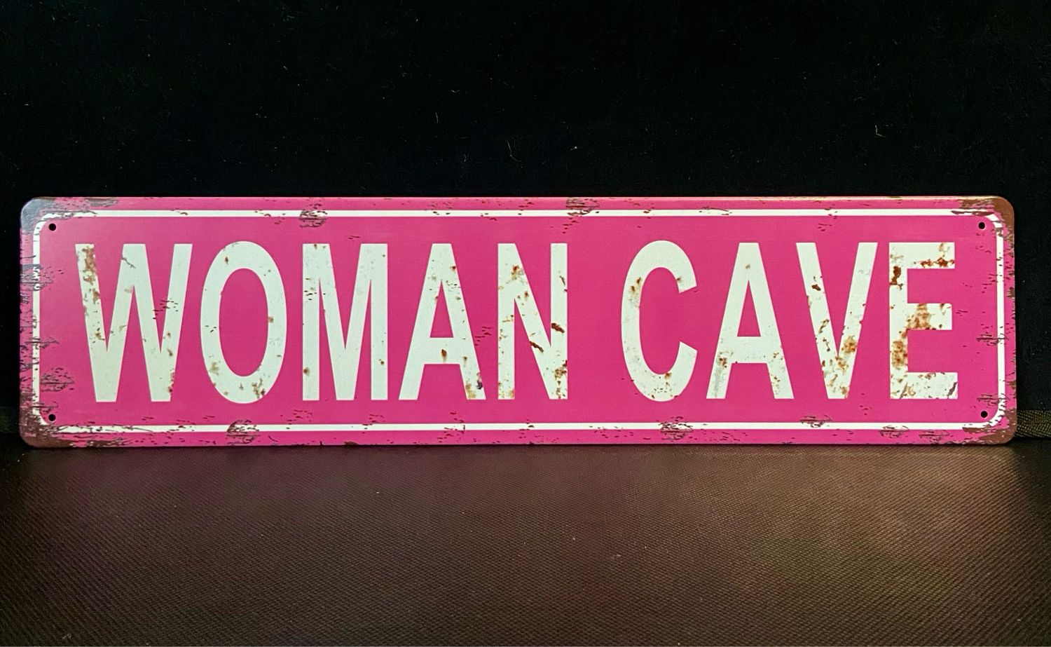Metal Plaque - Woman Cave