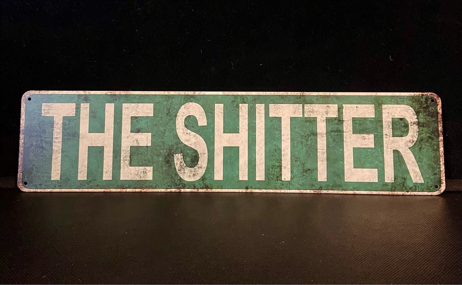 Metal Plaque - The Shitter