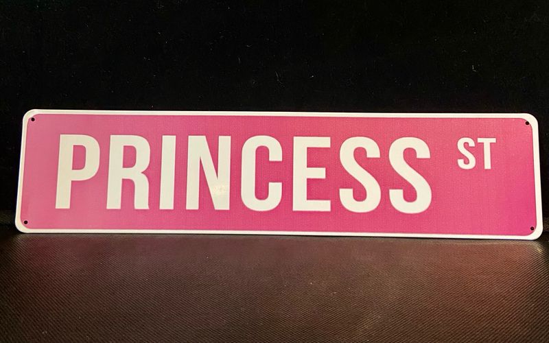 Metal Plaque - Princess St