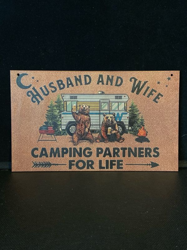 Hanging Sign. Camping Partners