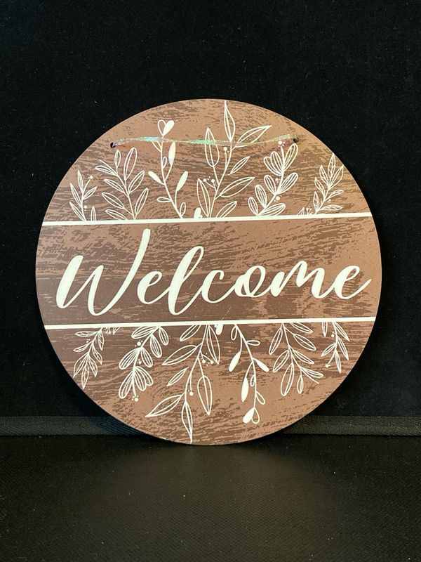 Hanging Sign. Welcome