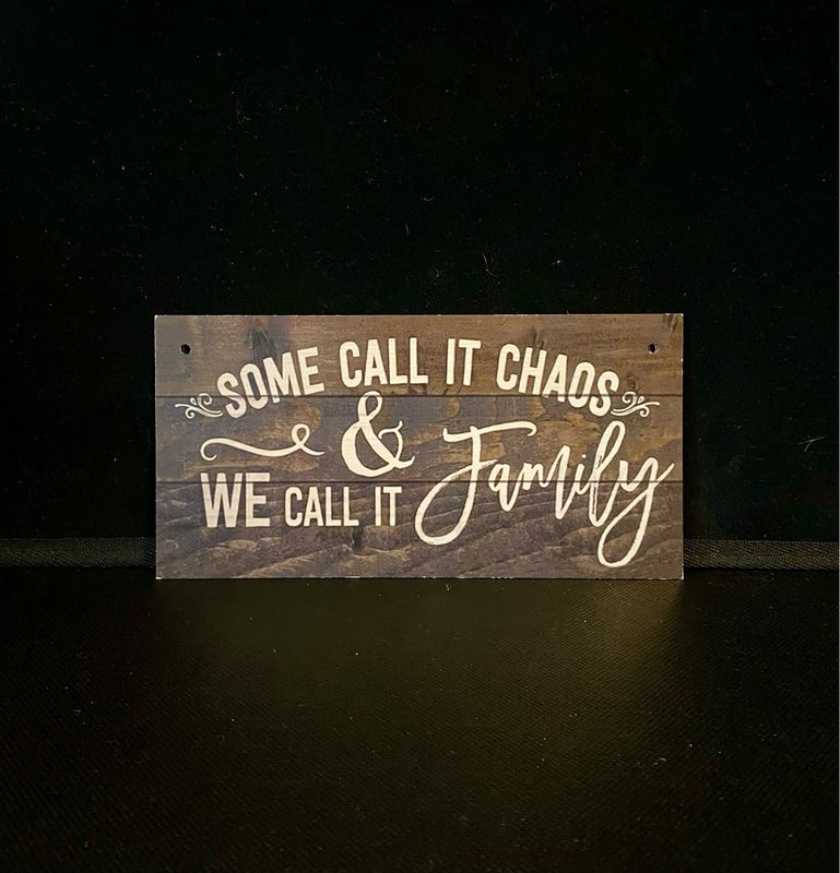 Hanging Sign. Family.