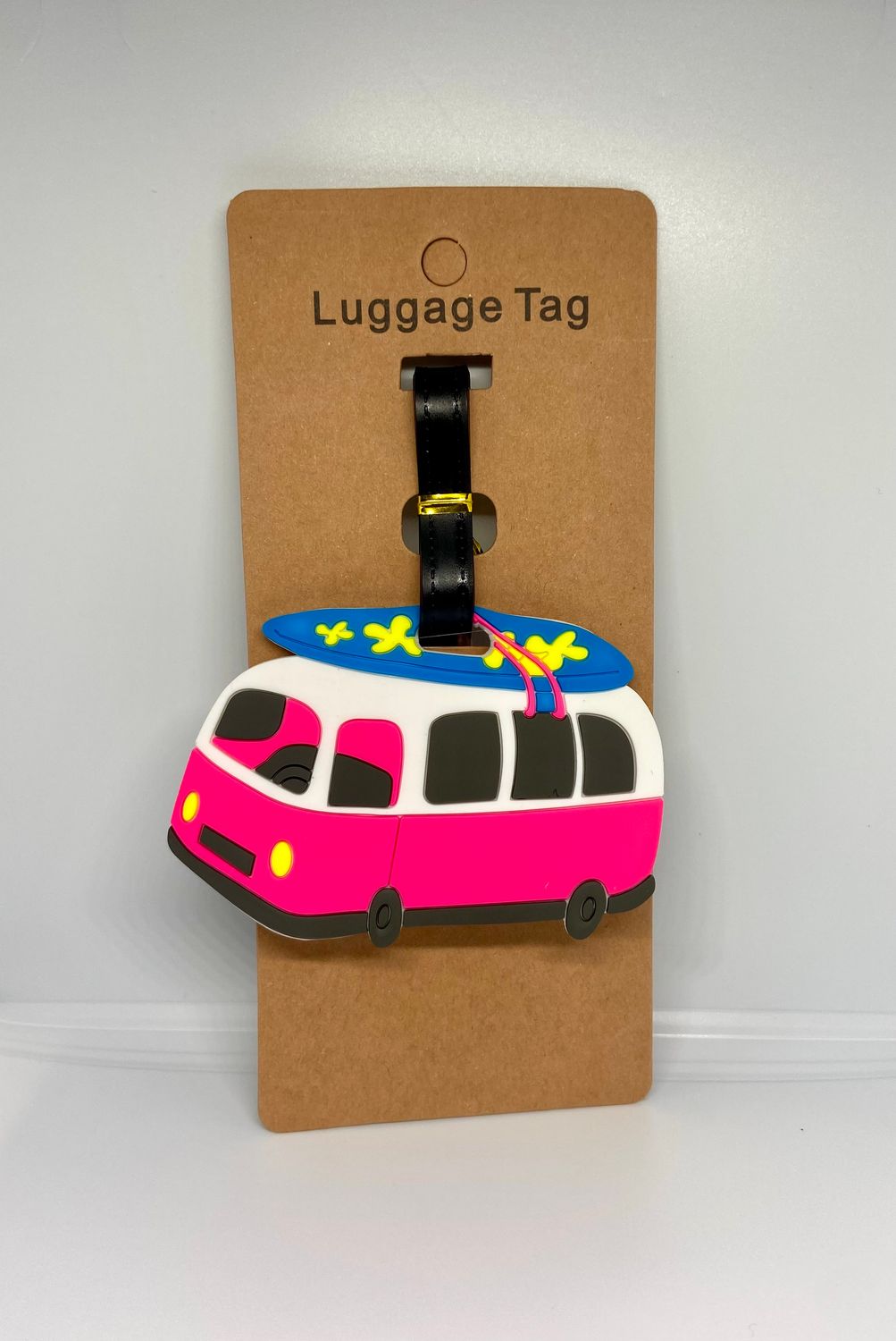 Accessories. Luggage Tag Pink Camper