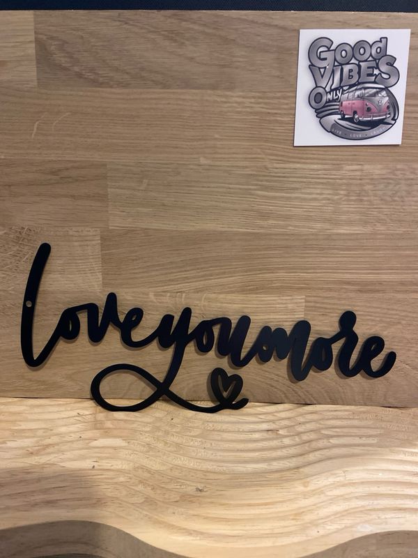 Metal Art - Love You More (Small)