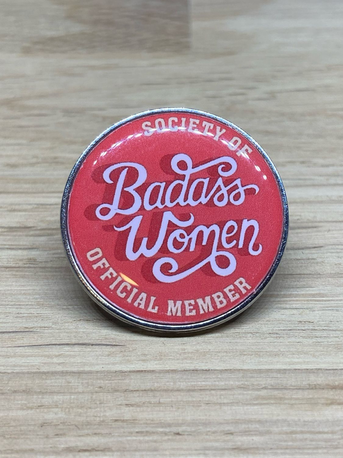 Metal Enamel Pin - Society Of Badass Women