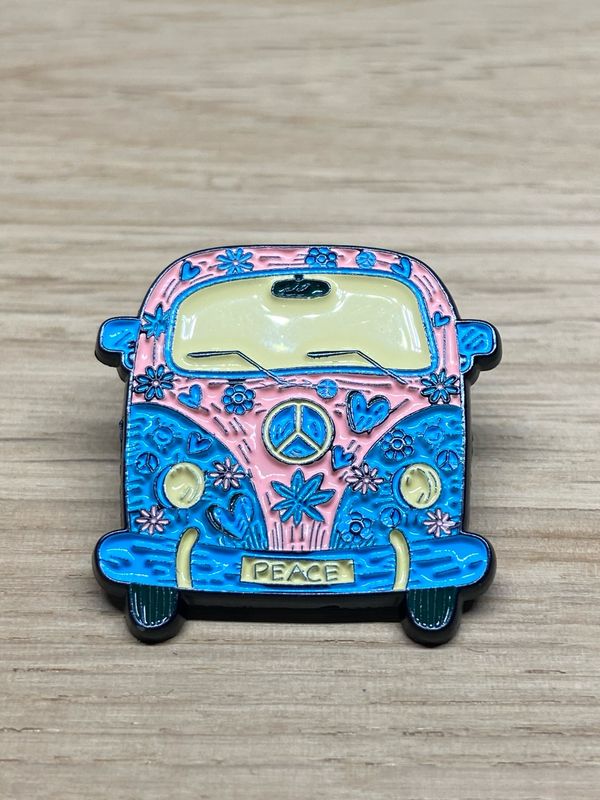 Metal Enamel Pin - Camper Van