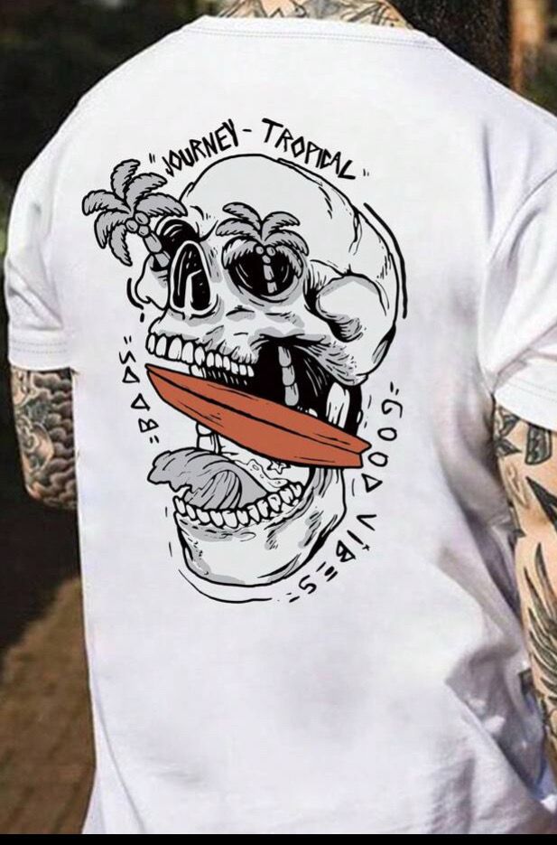 Something For The Guys - Skull Print. Good Vibes.