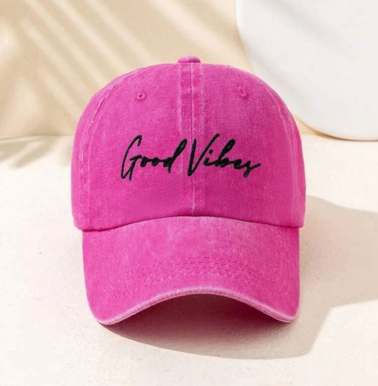 Headwear - Good Vibes Cap Pink