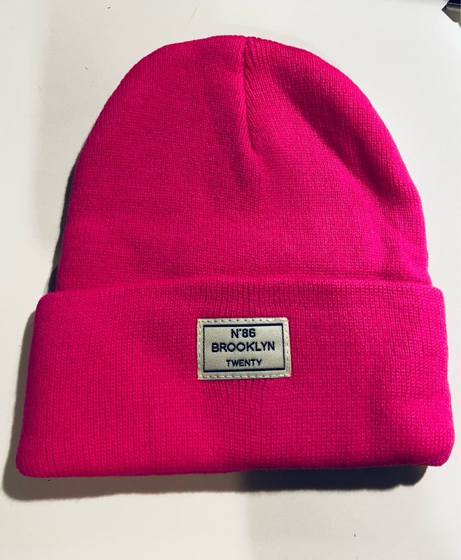 Headwear - Hot Pink Knitted Hat. “Brooklyn”