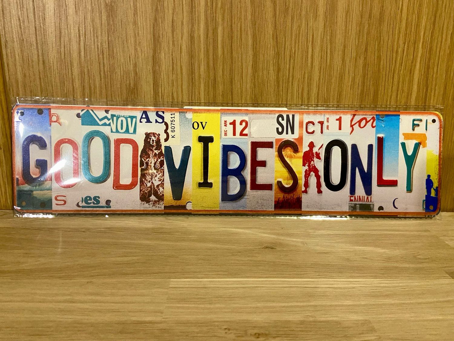 Metal Plaque - Good Vibes Only