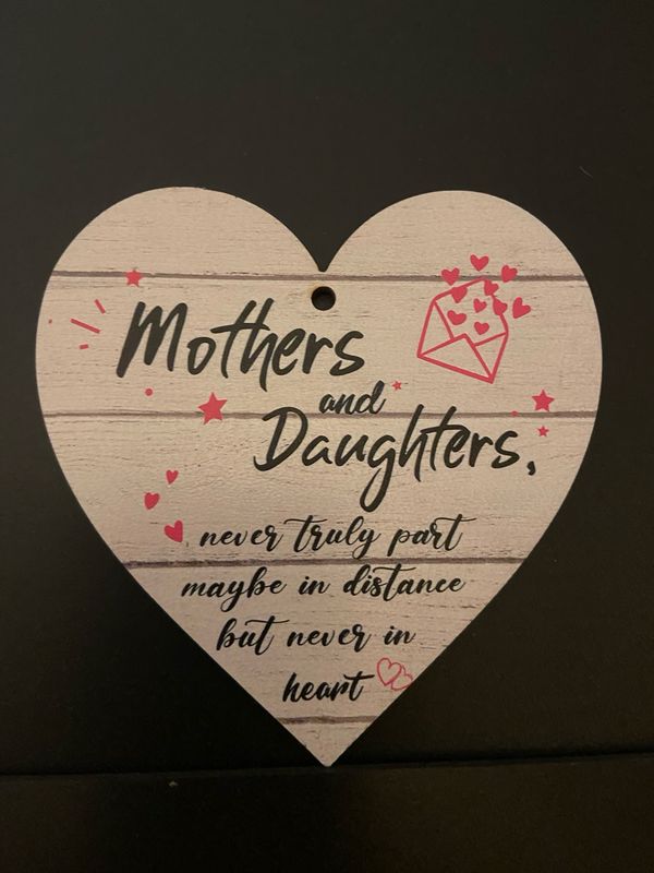 Hanging Sign - Wooden Heart