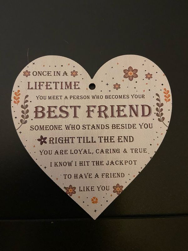 Hanging Sign - Wooden Heart