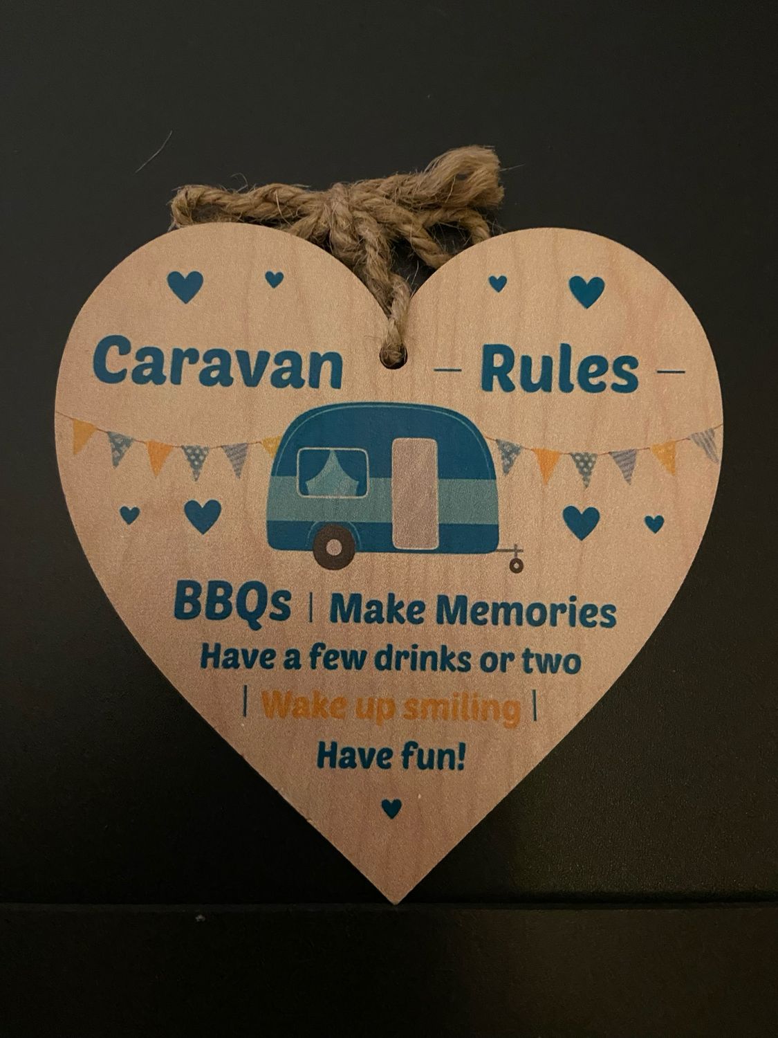 Hanging Sign - Wooden Heart