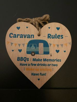 Hanging Sign - Wooden Heart
