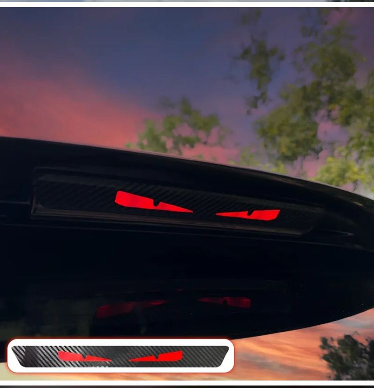 Camper Van Accessories- Devil Eyes Sticker