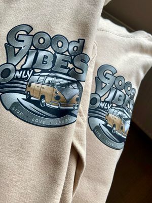 Good Vibes Only Hoodie - SAND