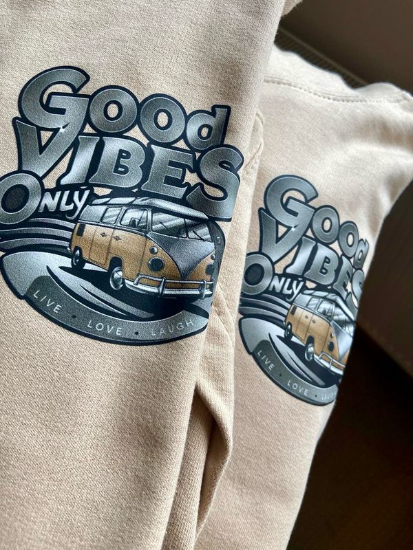 Good Vibes Only Hoodie - SAND