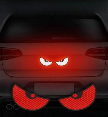 Sticker - Two Piece Reflective Eyes