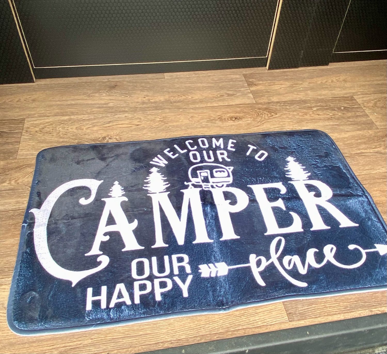 Soft Furnishings - Soft Mat 50 X 80cm Welcome To Our Camper.