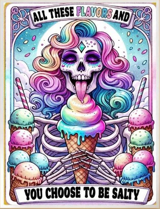 Accessories - Diamond Art Kit - Skull Art - 30 X 40cm