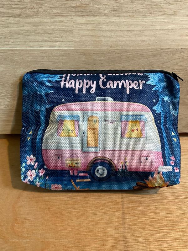Something For The Girls - Happy Camper Make Up Bag