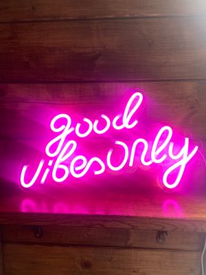 Neon Light - Good Vibes Only - Pink
