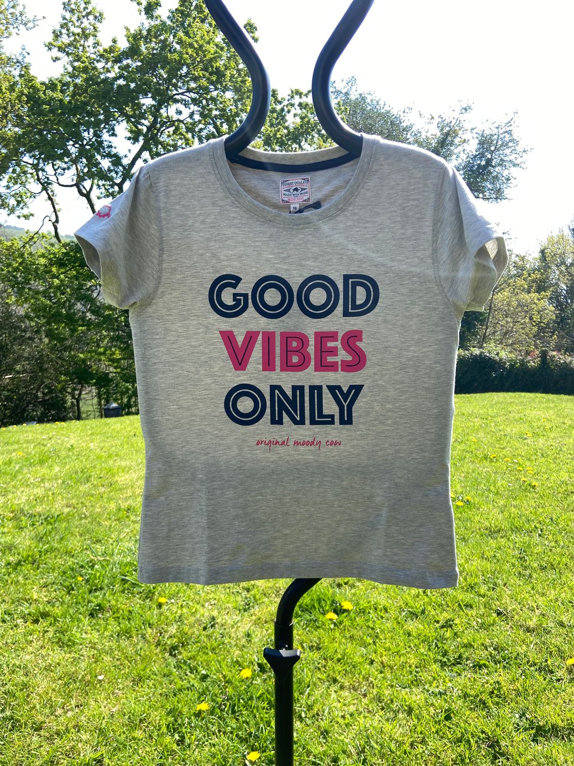 Something For The Girls - Grey Marl T-shirt. Size 8