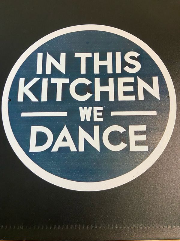 Hanging Sign - In This Kitchen We Dance Hanging Sign - In This Kitchen We Dance