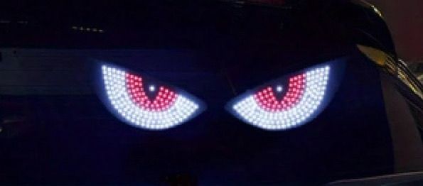 Accessories - Devil Eyes - White &amp; Red