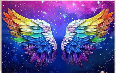 Soft Furnishings - Angel Wings - Tapestry 150cm X 210cm Soft Furnishings - Angel Wings - Tapestry 150cm X 210cm