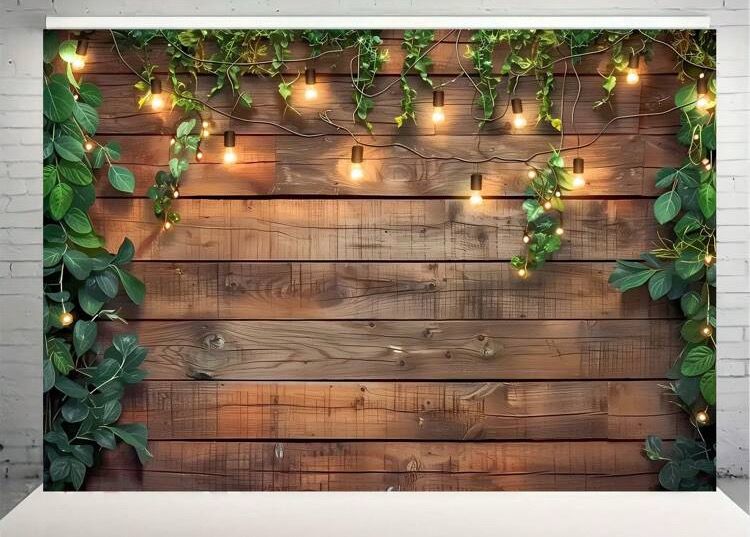 Soft Furnishings - Wooden Backdrop - Tapestry 105cm X 75cm