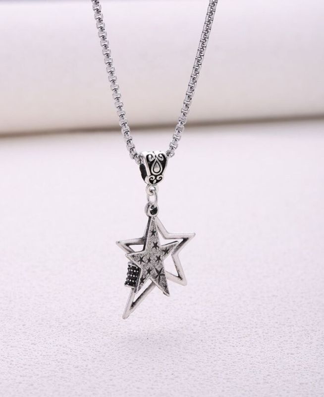 Jewellery - Double Layer Star Pendant With Necklace
