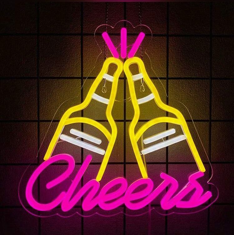 Neon Light - Cheers Sign