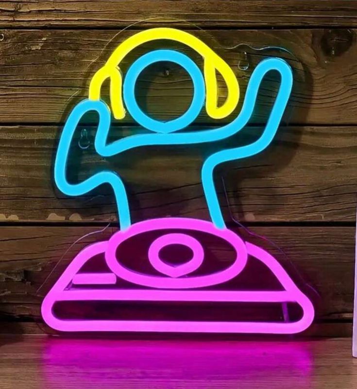 Neon Light Sign - DJ