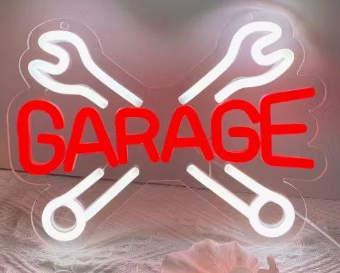 Neon LED Light Sign - Garage