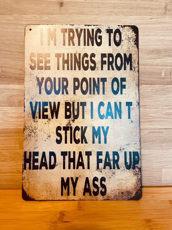 Metal Sign - Humour